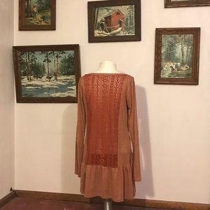 Burnt Orange Altar’d State Tunic Shirt